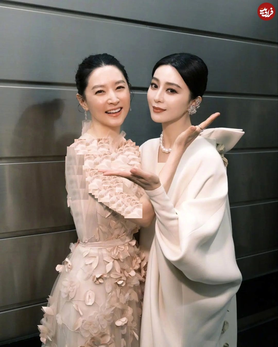 ژست صمیمانه «یانگوم» در کنار ستاره زیبای سینمای چین