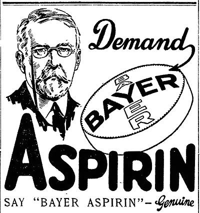 داستان کارخانهٔ داروسازی بایر آلمان و تولید آسپرین تجاری به صورت پودر خالص(یک پزشک)