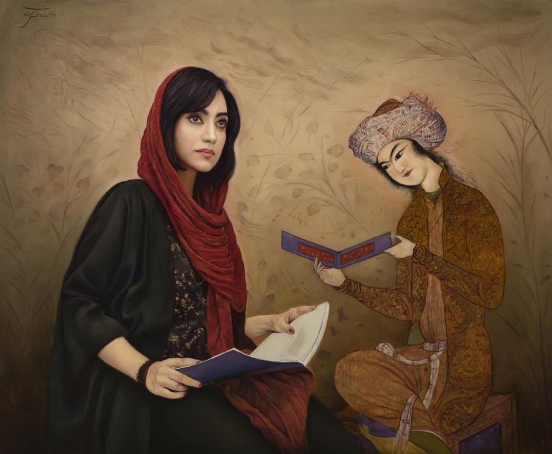نقاشی هایی که به پرتره های زنان ایرانی معروف است