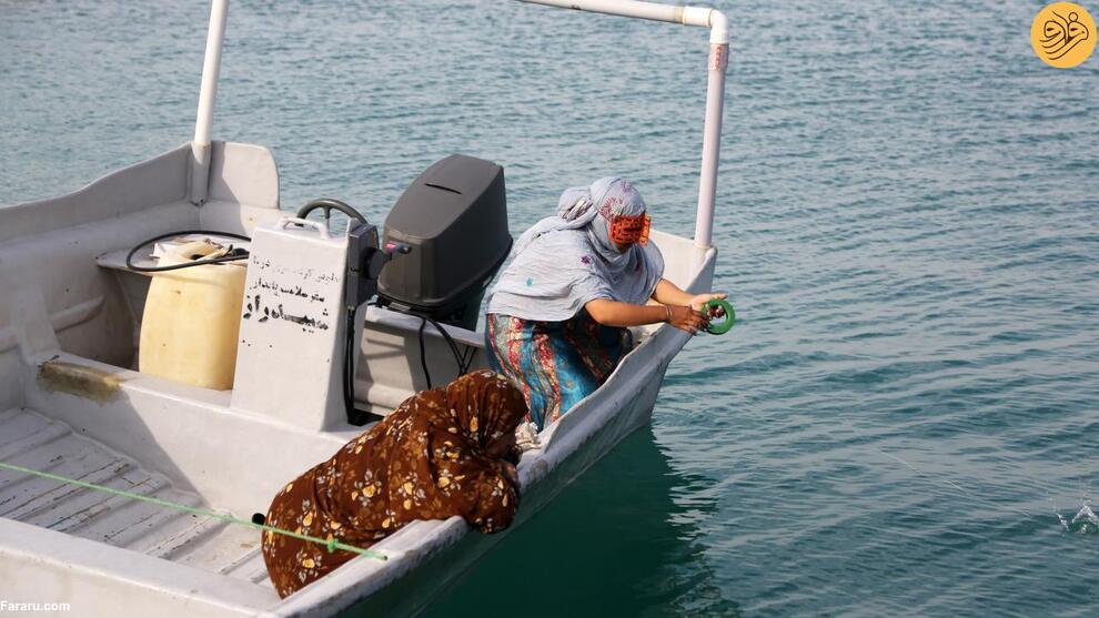 زنان ماهیگیر در جزیره هنگام (فرارو)