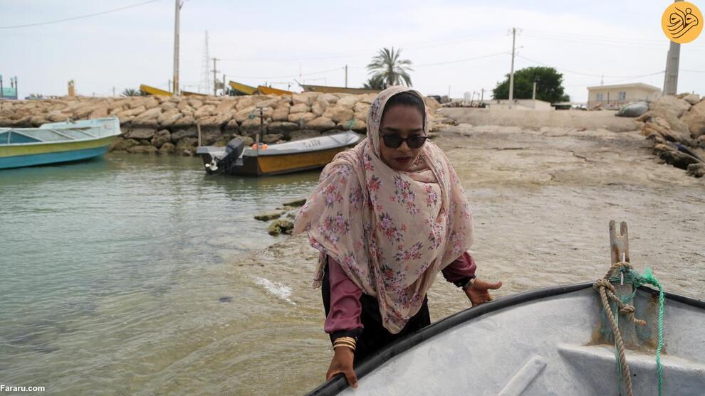 زنان ماهیگیر در جزیره هنگام (فرارو)