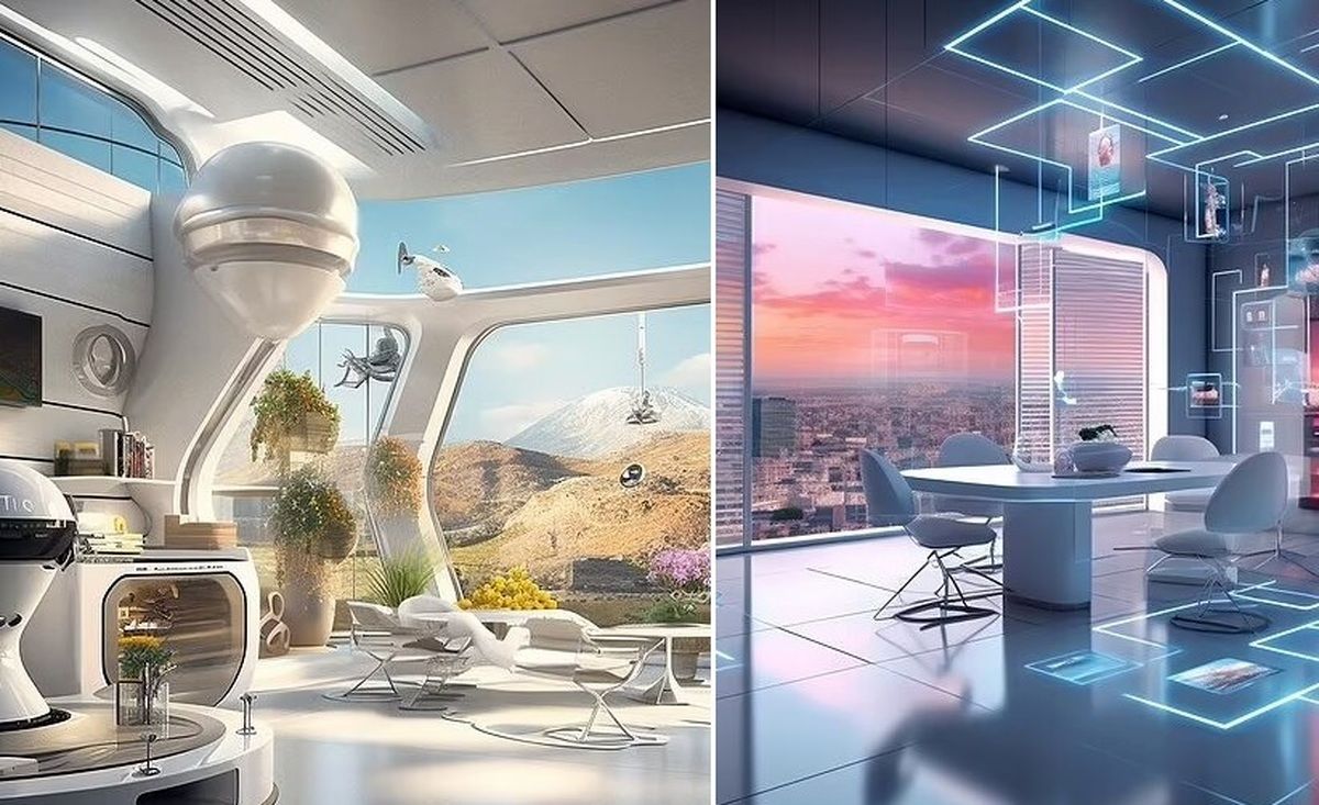 تصاویر هوش مصنوعی از خانه ها در سال ۲۰۵۰ (خبر فوری)