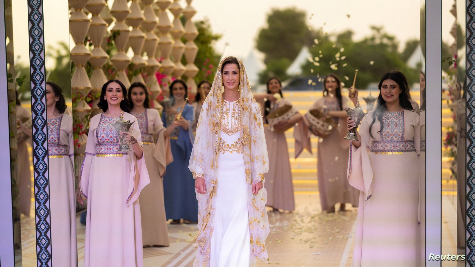 عروسی ولیعهد اردن در کاخ حسینیه