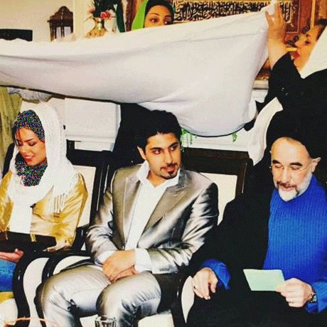 محمد خاتمی خطبه عقد این خواننده را خواند