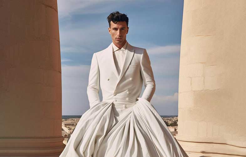 لباس عروس مردانه (موبنا)