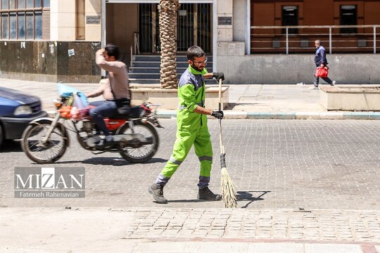 تصاویری از نحوه زندگی مردم در گرمترین شهر ایران (میزان)
