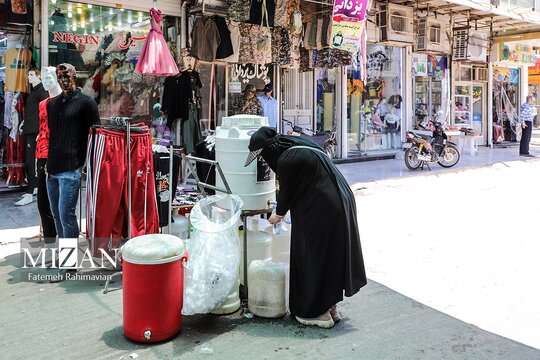 تصاویری از نحوه زندگی مردم در گرمترین شهر ایران (میزان)