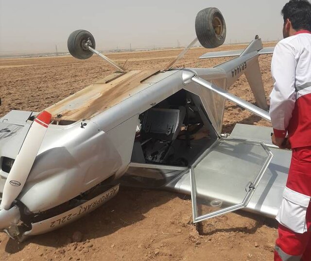 جزئیات حادثه سقوط هواپیما در تاکستان