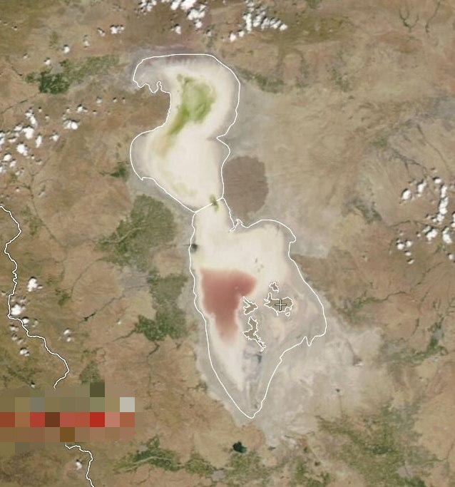 تصویری تلخ و هولناک؛ دریاچه ارومیه تمام شد