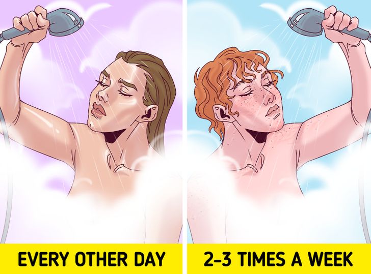 بر اساس علم هر چند وقت یک بار باید به حمام برویم؟ (روزیاتو)