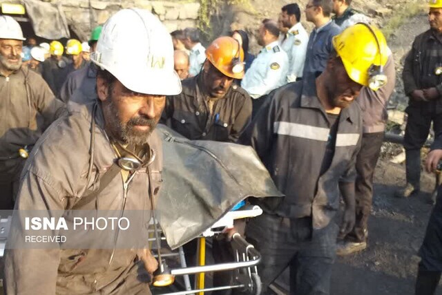 تصاویر دردناک از حادثه مرگبار انفجار معدنِ دامغان