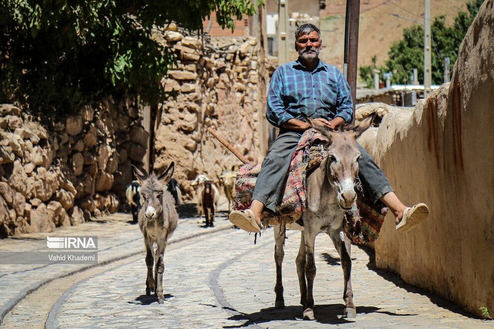 «اسطرخی»؛ روستایی زیبا در دامنه کوه شاه جهان (ایرنا)