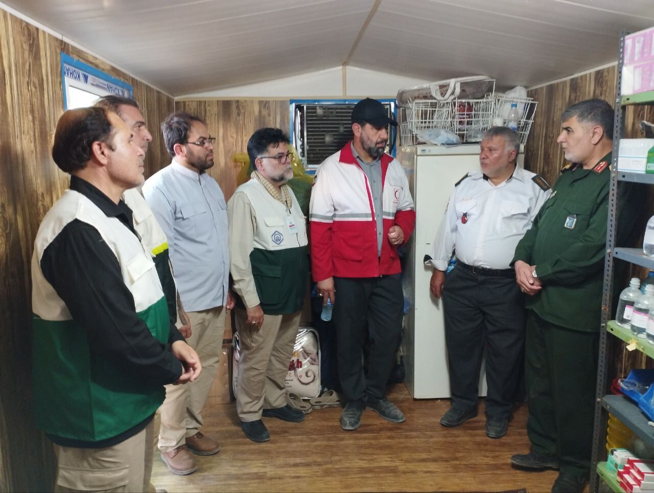 احداث یک بیمارستان سیار در مرز مهران 