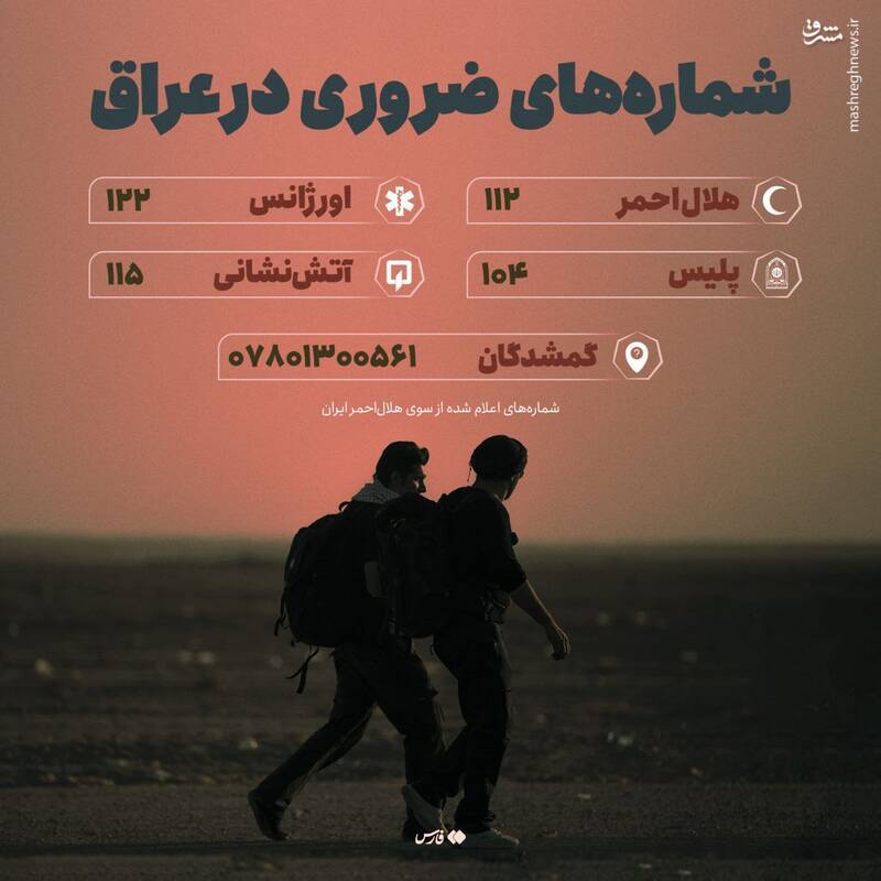 اینفوگرافیک/ شماره‌های ضروری در عراق