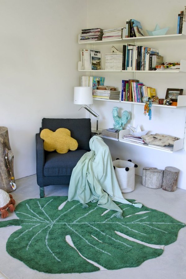 ۴۵ مدل قالیچه به طرح برگ برای فضای داخلی منزل | نشاط رو به خونه‌ت هدیه بده (ستاره)