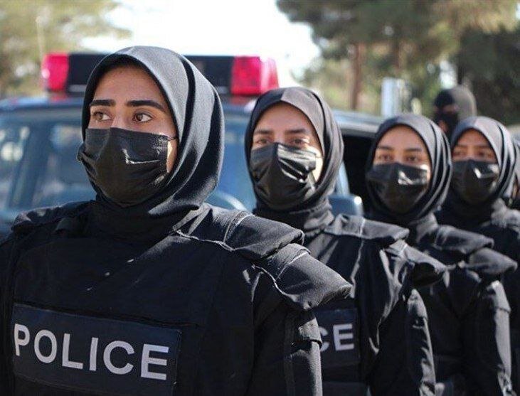پوشش خاص زنان مسلح در یگان ویژه کرمان