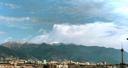 تصاویری دلنشین از اولین برف پاییزی در تهران