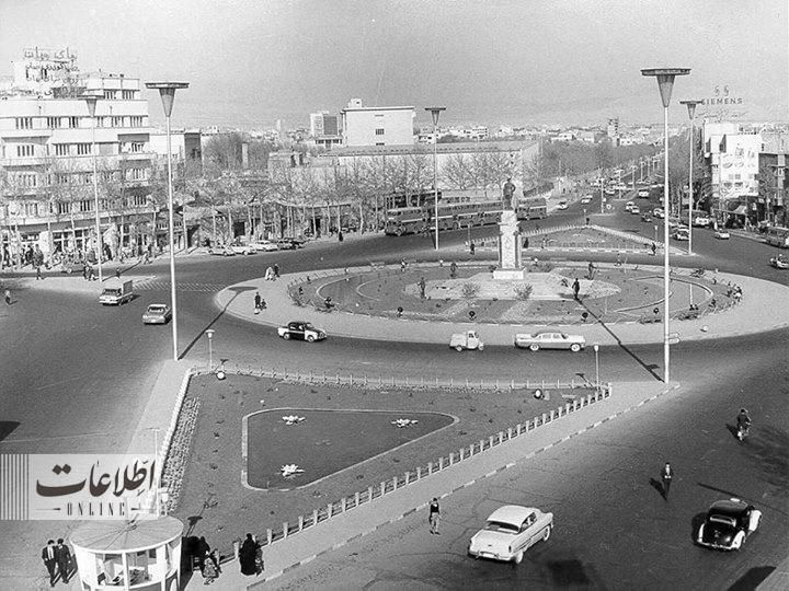 عکس تاریخی از میدان انقلاب، ۶۰ سال قبل