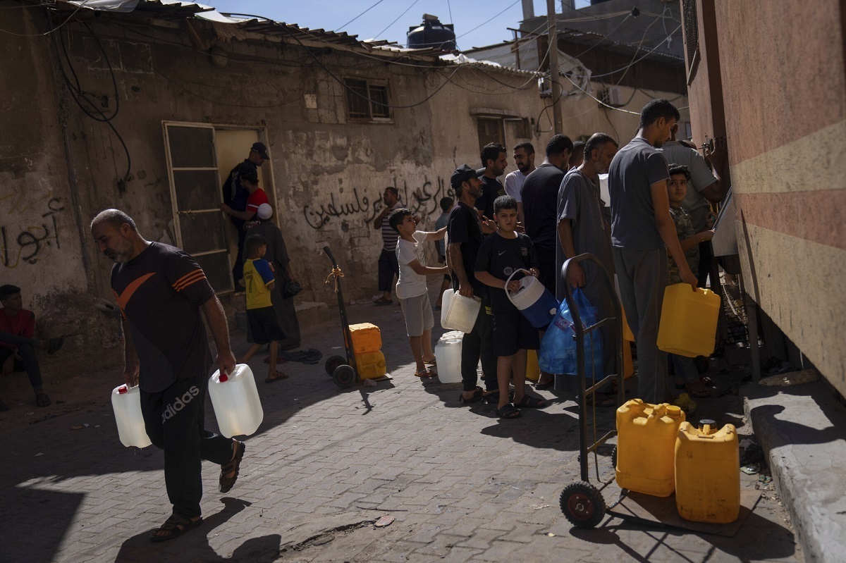 آب آشامیدنی در غزه به پایان رسید