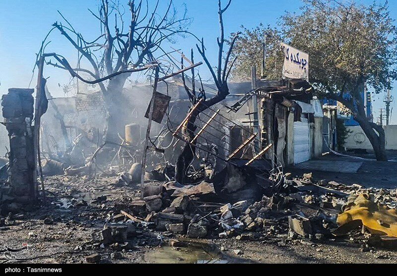 عکس‌های حادثه انفجارهای پی در پی در کرج