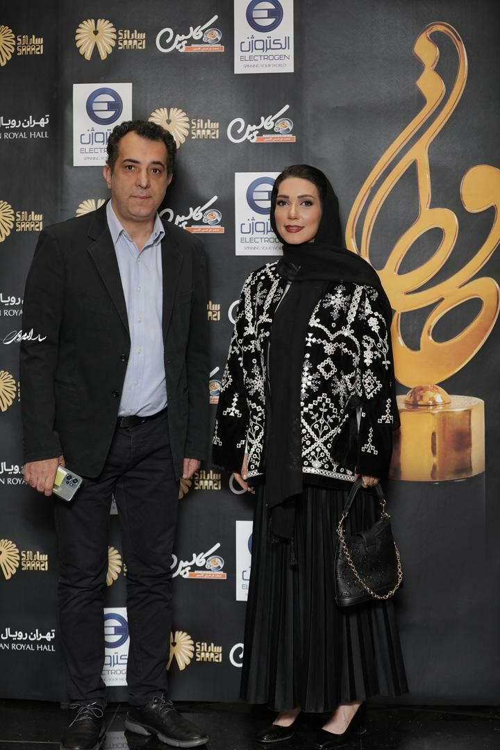 تیپ دلبر بازیگر زن سریال گاندو در جشن حافظ