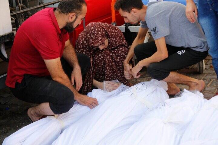 تصاویری از شهادت خانواده ایرانی‌تبار در غزه