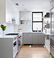دکوراسیون و مدل کابینت آشپزخانه به رنگ طوسی