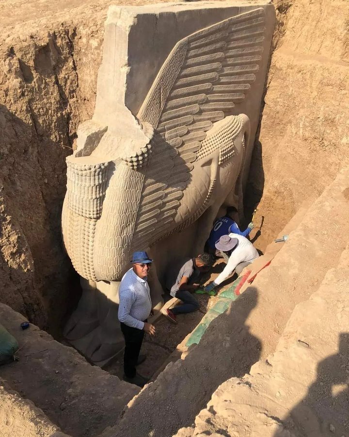 کشف مجسمه شگفت‌انگیز در عراق