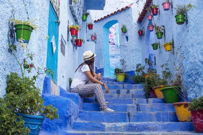 سفر به آبی‌ترین شهر دنیا؛ فیروزه‌ای در دل مراکش
