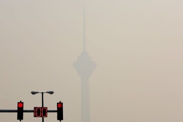 وضعیت هوای تهران قرمز شد