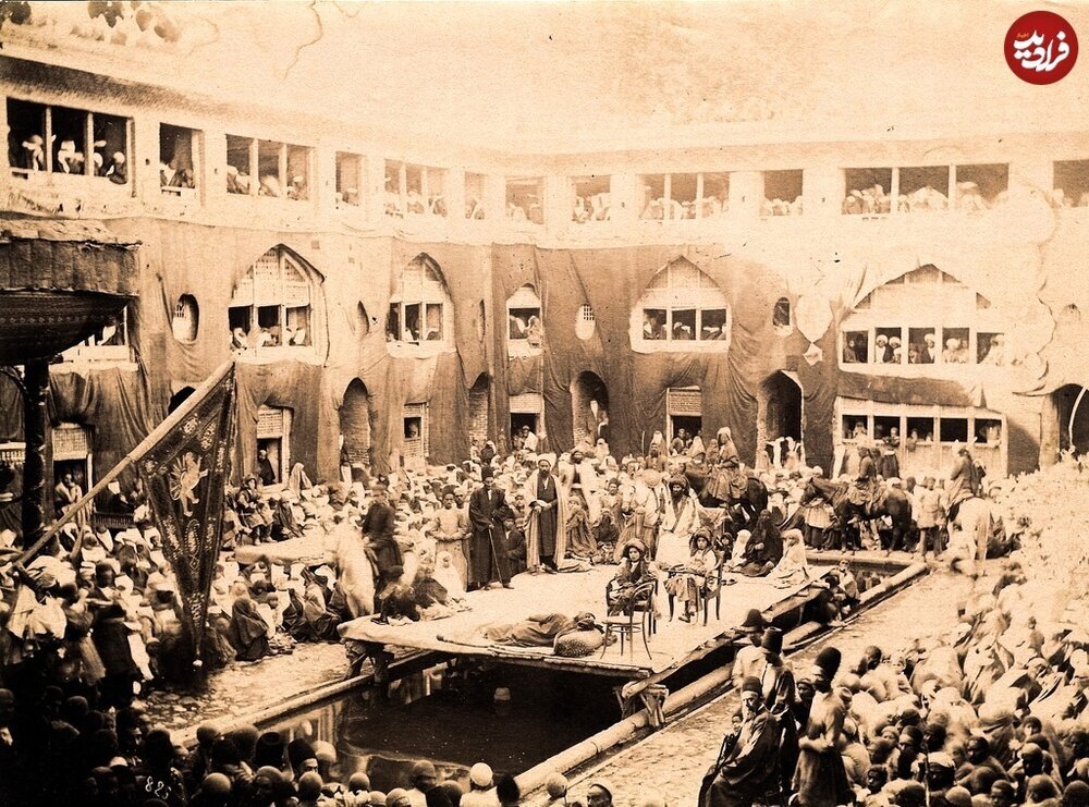 عکسی زیر خاکی از قدیمی ترین نمایش اجرا شده در ایران