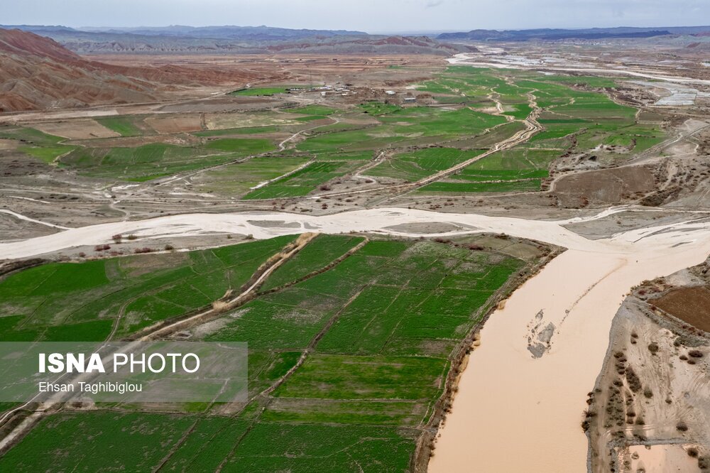 رودخانه قزل اوزن، طولانی ترین رودخانه غرب کشور(ایسنا)