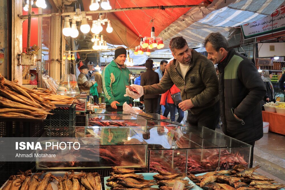 تصاویر دیدنی از بازار رشت در عید نوروز