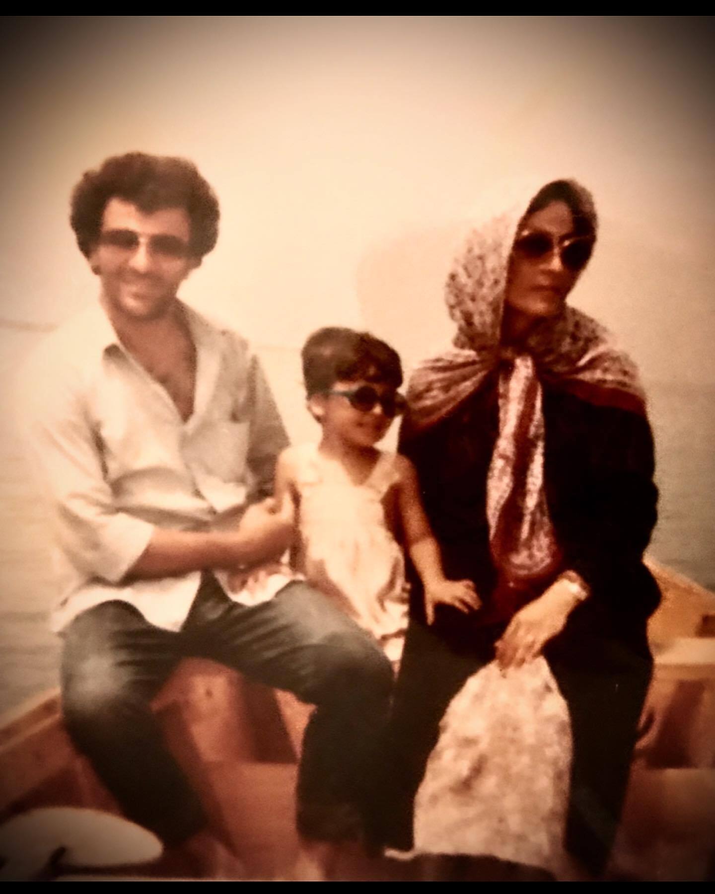 عکس خانوادگی مهلقا باقری برای عید نوروز