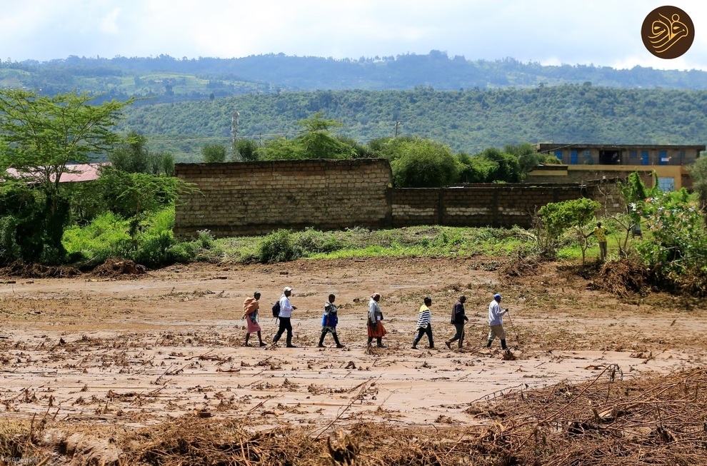 خسارت‌های ناشی از شکسته شدن یک سد در کنیا (فرارو)