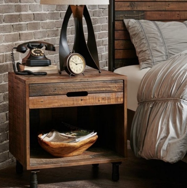 انواع میز‌های معلق، پایه دار، چوبی و فلزی برای اتاق خواب (ستاره)