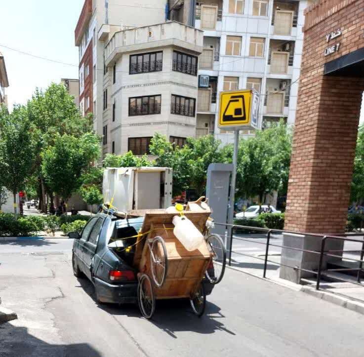 صحنه عجیبی که امروز در خیابان‌های تهران شکار شد