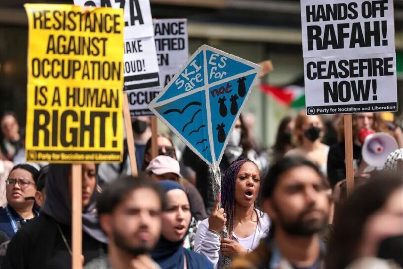 از تظاهرات حامیان فلسطین در غرب تا موج گرمای بهاری در جنوب آسیا (عصرایران)