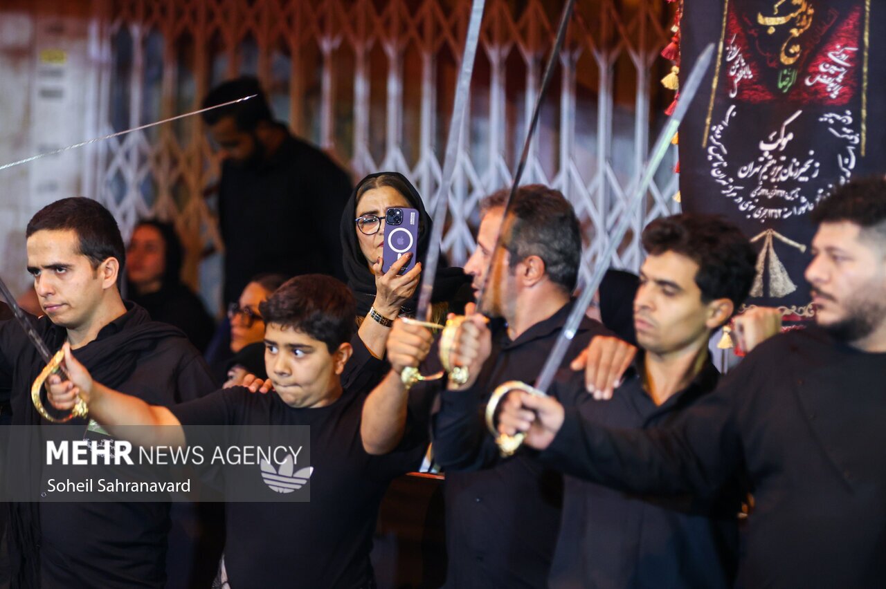 تصاویری از مراسم «شاه حسین گویان» در تهران (مهر)