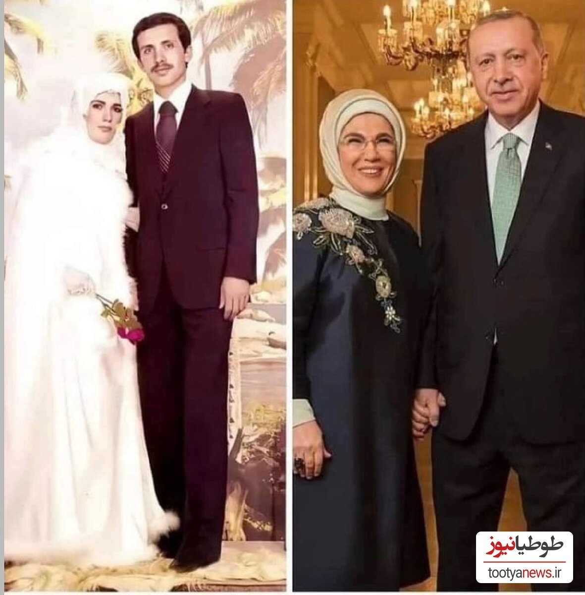 تصویری از مراسم عروسی اردوغان
