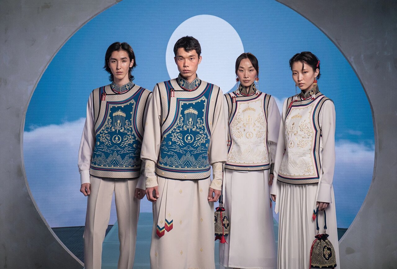 پوشش جذاب و زیبای کاروان المپیکی مغولستان