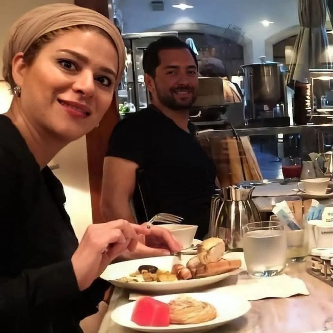 سحر دولتشاهی و بهرام رادان در یک رستوران شیک