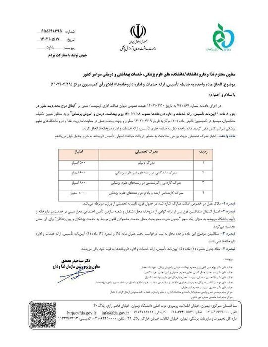 مجوز تاسیس داروخانه به غیر داروسازان ممکن شد!