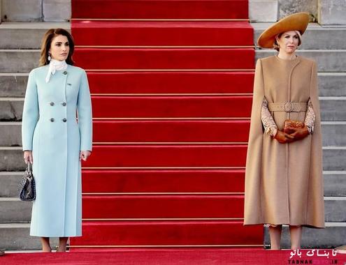 ملکه رانیا عبدالله و ملکه ماکسیما در یک قاب