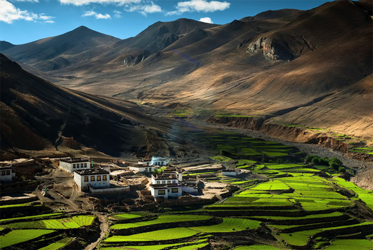 روستایی در هیمالیا، تبت