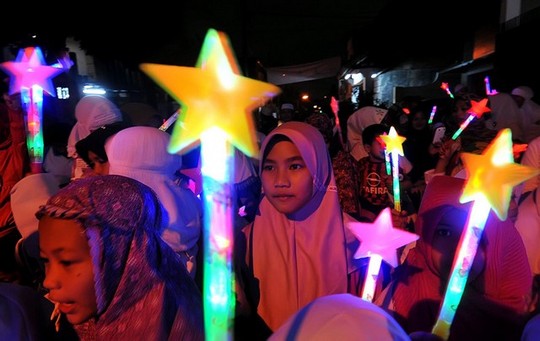 مراسم جشن عید سعید فطر در اندونزی