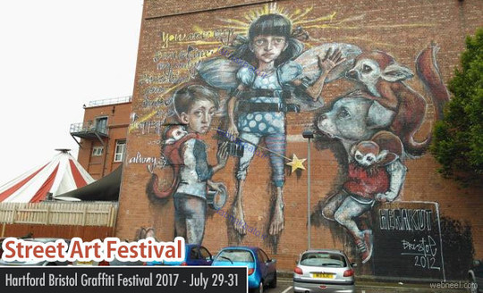 فستیوال گرافیتی و هنر خیابانی هارتفورد 2017