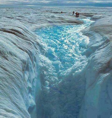 گرینلند - آبشار یخ