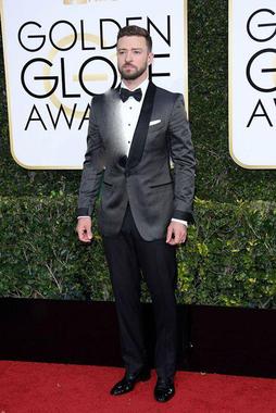کت و شلوار جاستین تیمبرلیک Justin Timberlake در گلدن گلوب 2017 Golden Globe