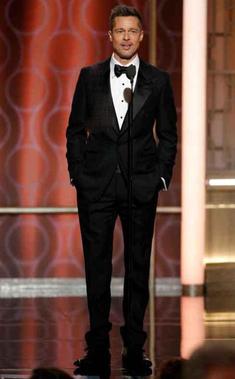 کت و شلوار برد پیت Brad Pitt در گلدن گلوب 2017 Golden Globe